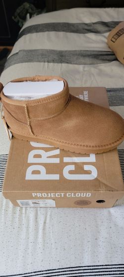 Project Cloud Ultra Mini Boot – Tan Suede
