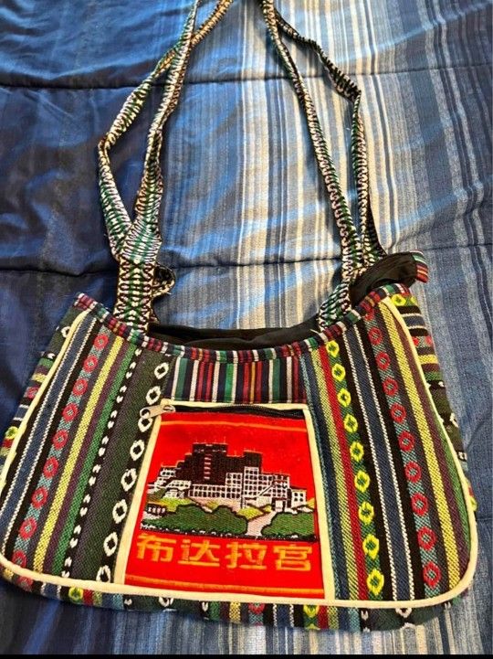 Women's Multicolored Crossbody Bag