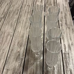 Eclat Cristal D’Arques Paris Champagne Flutes