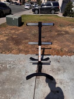 Weight plate tree