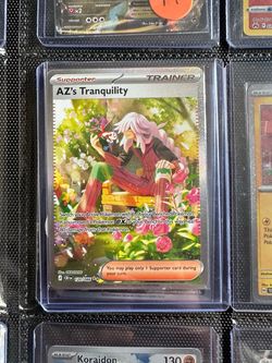 Pokémon AZ's Tranquility Trainer Card 120/086