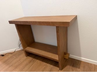 Nathan James Virgo Wood Accent Storage Console Sofa Table