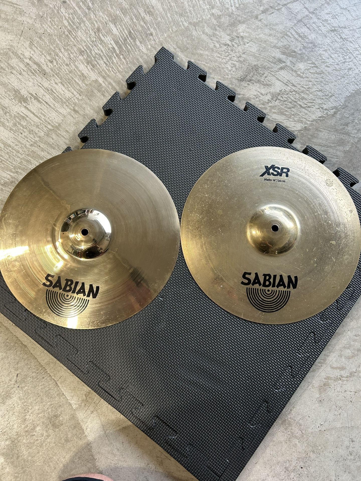 Sabian XSR Hi Hat Cymbals 14”