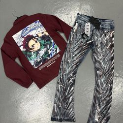 New Stacked Jeans New Jacket 