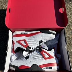 Air Jordan Retro 4 Red Cement 