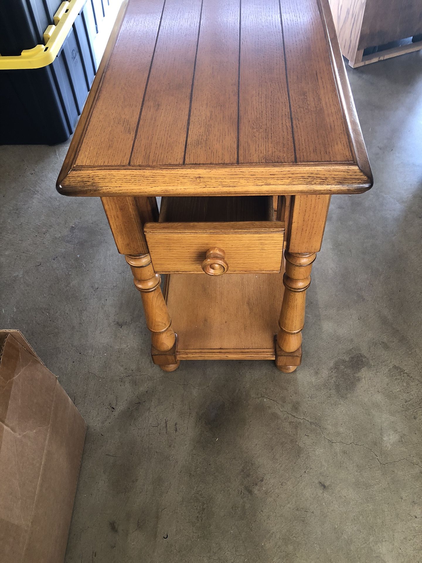 End Tables Oak ( I Have Two) Selling As A Pair