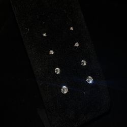 925 Silver Rose Gold Plated Earrings
