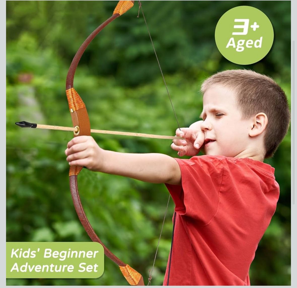 🏹 Brand New Olfrid Wooden Bow & Arrow Kids Archery Set — $25 (USC / Exposition & Western Area)