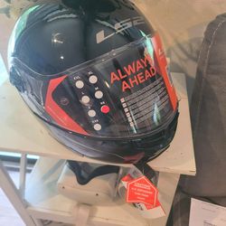 LS2 Modular Strobe Motorcycle Helmet