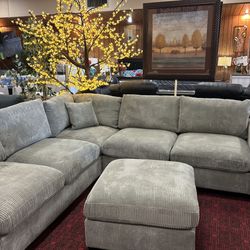Sectional With Ottoman