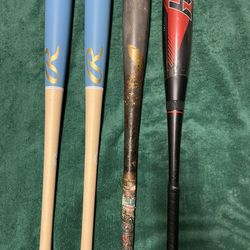 32 Inch Bats Wood & Usssa Bat 32 Drop -8 New 