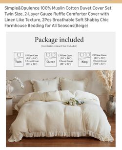Simple & Opulene twin duvet cover set