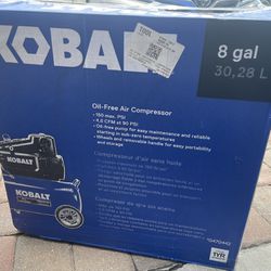 Kobalt 8 Gallon Portable Air Compressor