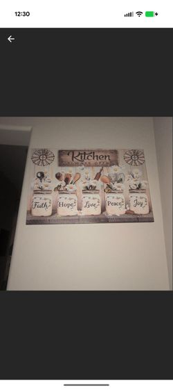 Kitchen Always Open Farmhouse Wall Art
