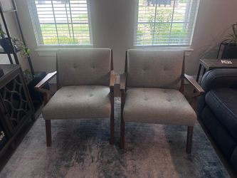 Pair of Mid-Century Modern Accent Chairs