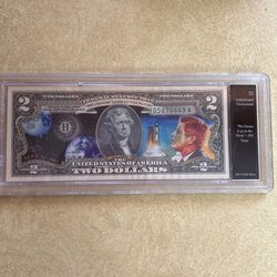 US Space Race $2 Bill.