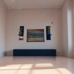 Hand crafted wooden wall art-Set Of 2