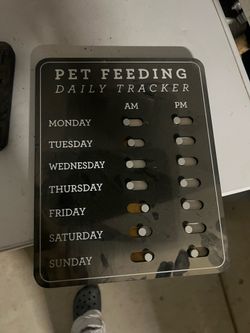 Pet schedule tracker