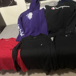 Lot Of 10 T-shirts, 4 Long Sleeves And A Hoodie Size Small Men’s