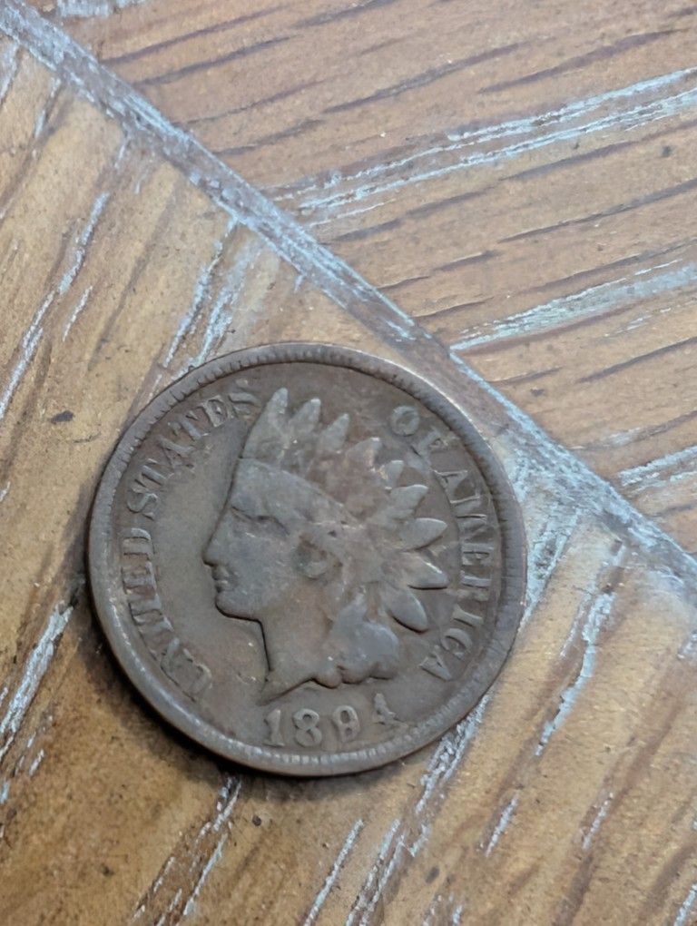 1894 Rare Date Indian Head Penny