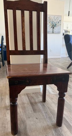 Solid wood dining chairs
