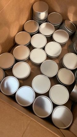 Steel 8oz containers with lid