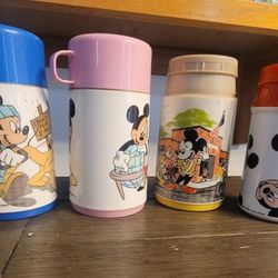 Vintage Disney Thermos Cups