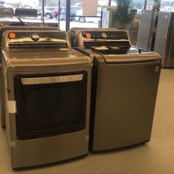 Top Load Washer Dryer Set 
