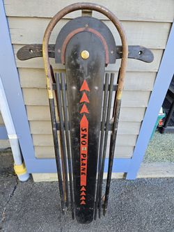 Vintage Sno Plane Sled 