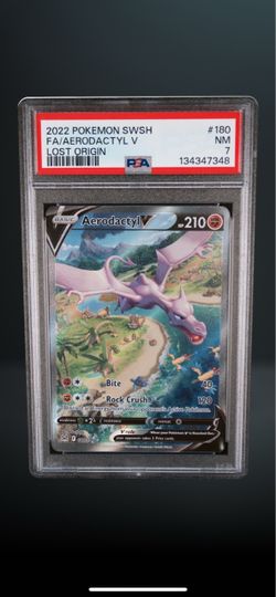PSA 7 Aerodactyl V alt Art Pokemon Card