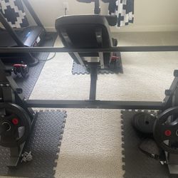 Weight Bench With Rod/Weights 