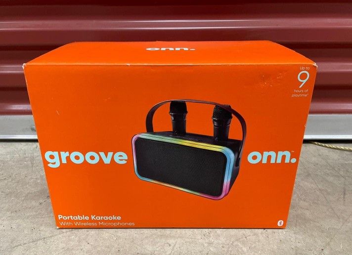 Portable Karaoke with Wireless Microphones, Bluetooth Wireless