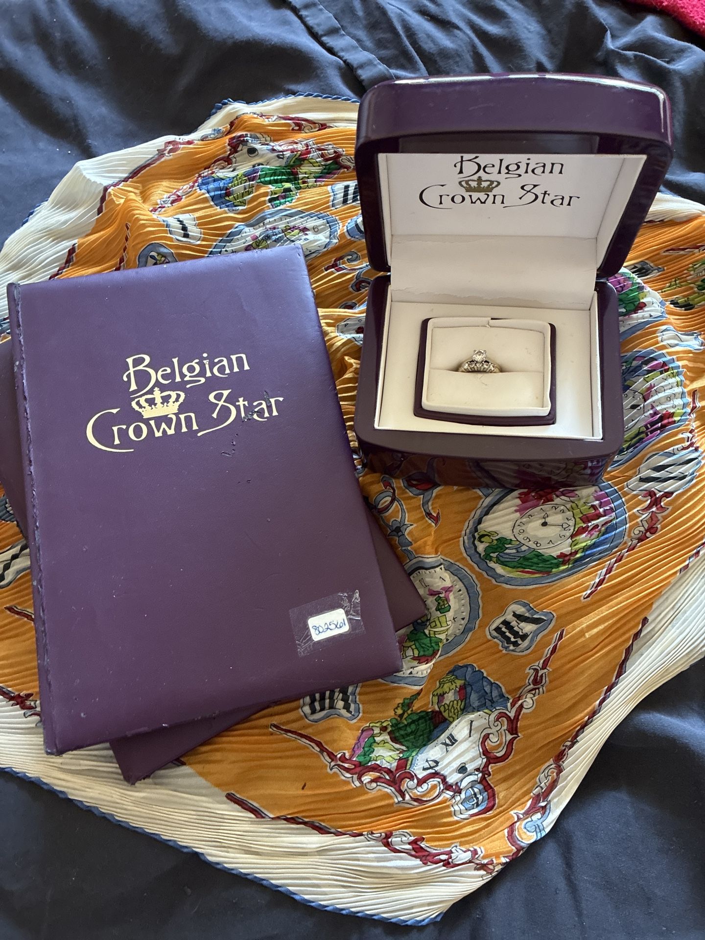 Belgian Crown Star Diamond Set