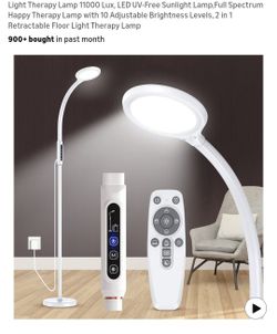 Therapy lamp 11000 lux LED