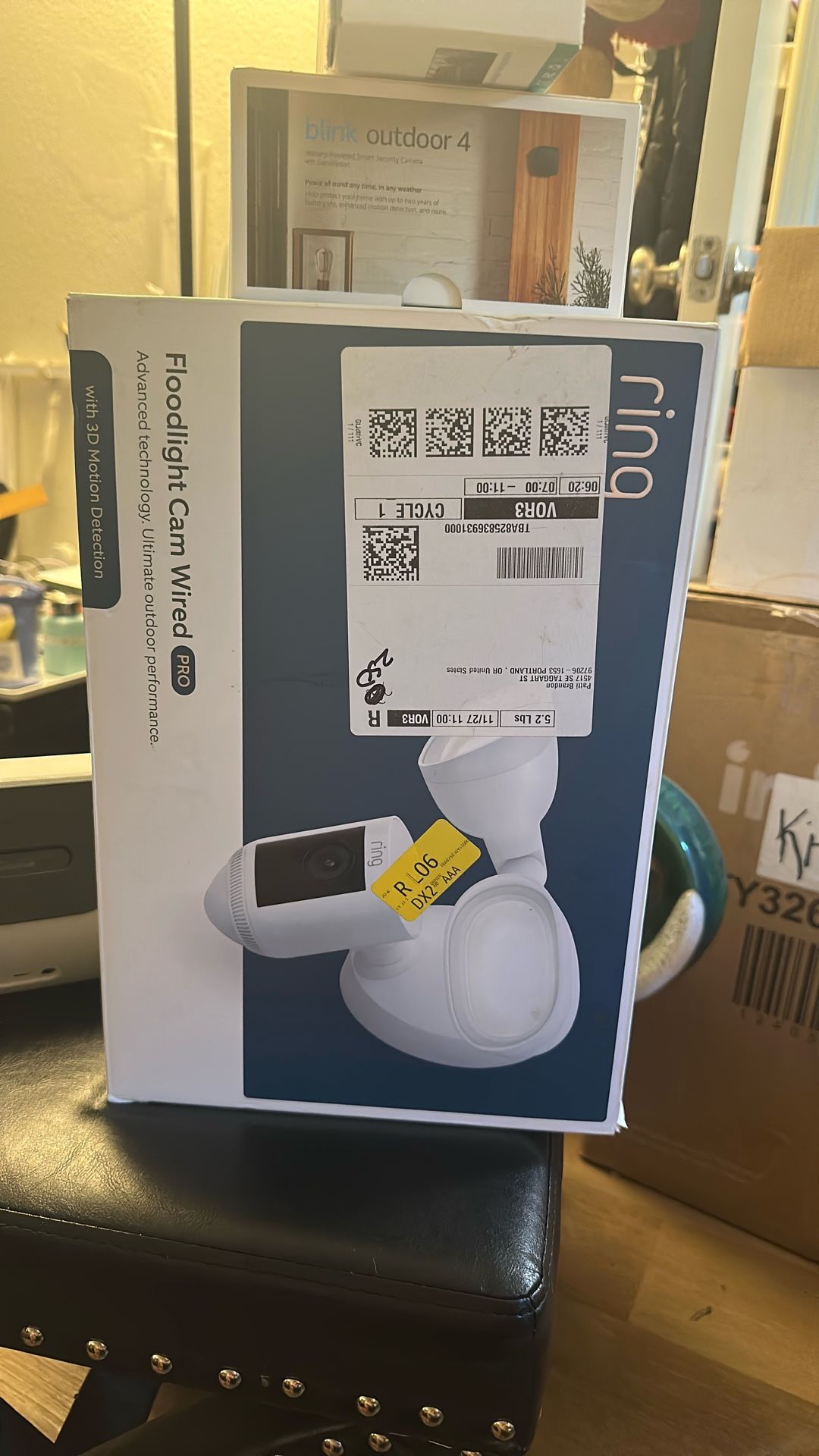 RING FLOODLIGHT CAM WIRED PRO