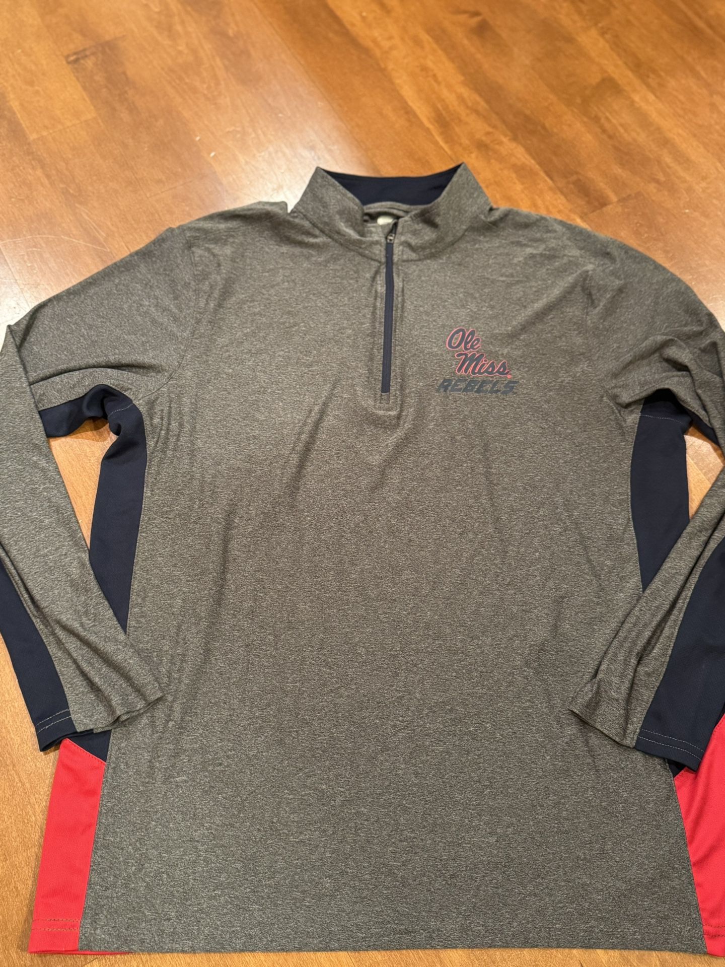 Men’s Ole Miss Rebels Quarter Zip Shipping Available