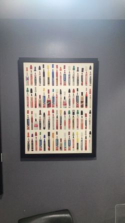 Signed Robert Gastman Print 90/100 Framed Marker Art Print