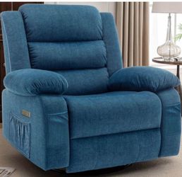 New in box - 360 Rocking Swivel Recliner with Massage and Heat