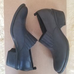Leather Ankle Boots Bootie - Western Style 