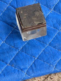 square desk inkwell