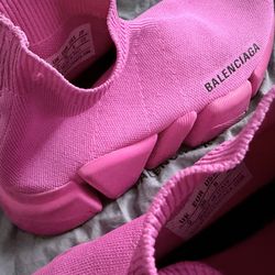 Balenciaga pink sock shoes 2.0 (Speed Trainers)