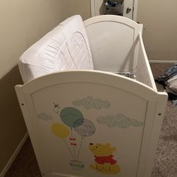 Baby Crib And Changing Table