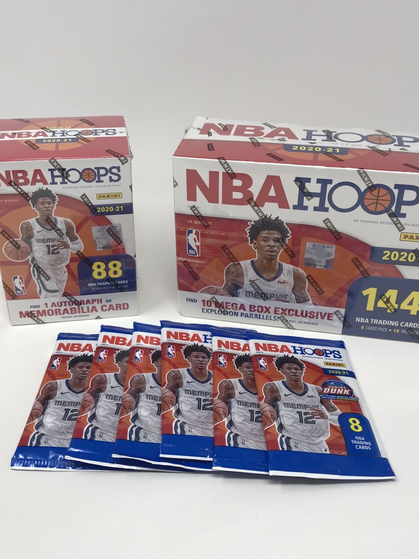 Panini NBA Hoops Basketball Card Lot - Explosive Parallels and Autograph Cards