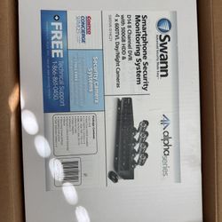 Swann Smartphone, Security Monitoring System With Eight Cameras, And 500 Gig Hard Drive