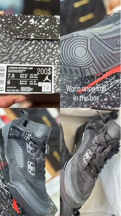 Jordan Spizike Low “Triple Black