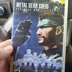 Metal Gear Solid: Portable Ops Plus for PSP  Working