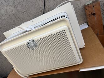 White Window Air Conditioner Unit