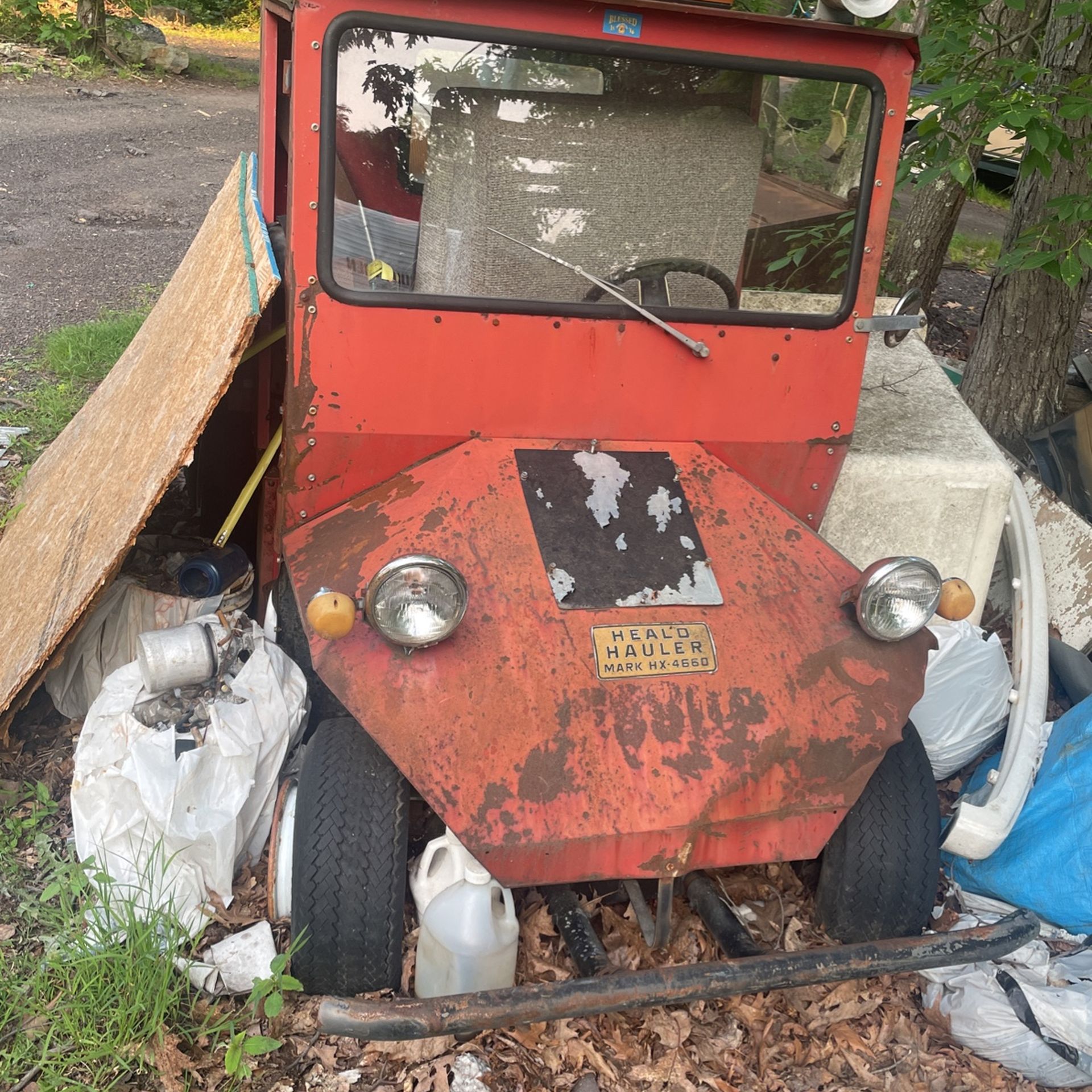 1980's Heald Hauler UTV, Cab, Dump 