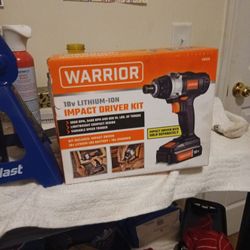 18v Warrior  Impact Drill With Charger 