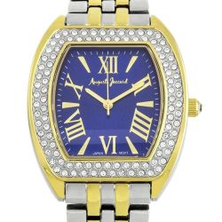 Auguste Jaccard 34mm Case Crystal Bezel Watch